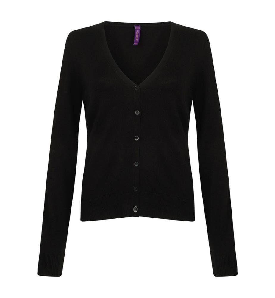 Henbury - Strickjacke V-Ausschnitt für Damen
