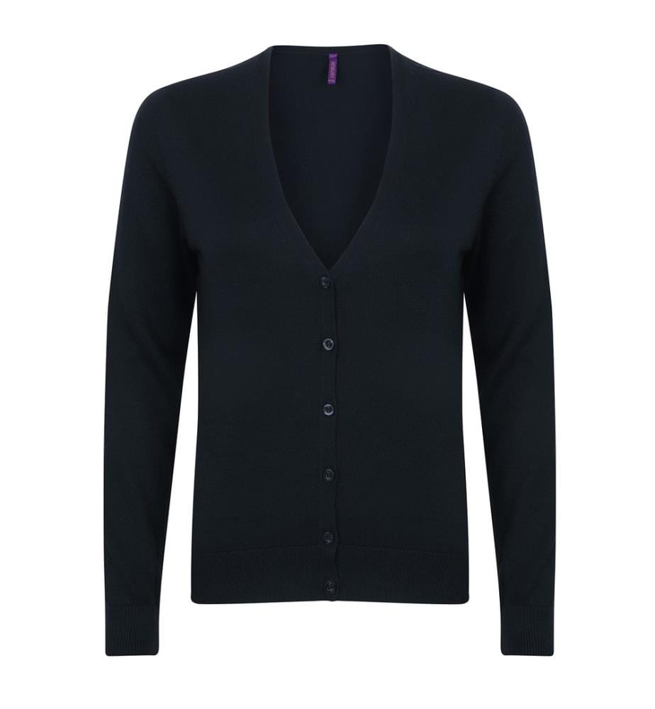 Henbury - Strickjacke V-Ausschnitt für Damen