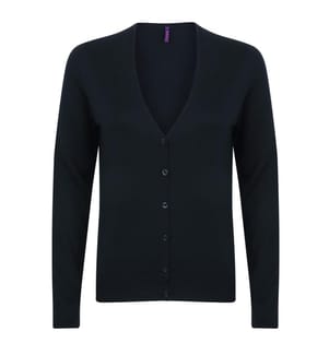 Henbury - Strickjacke V-Ausschnitt für Damen