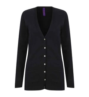 Henbury - Strickjacke V-Ausschnitt für Damen