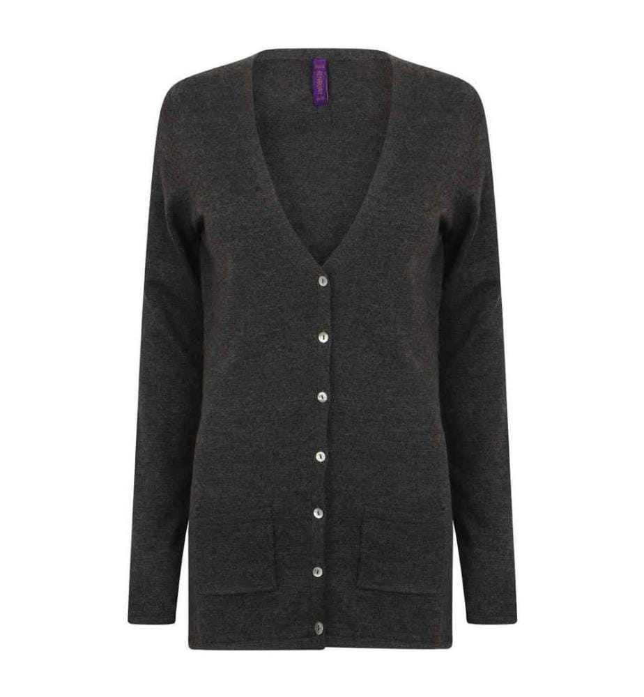 Henbury - Strickjacke V-Ausschnitt für Damen