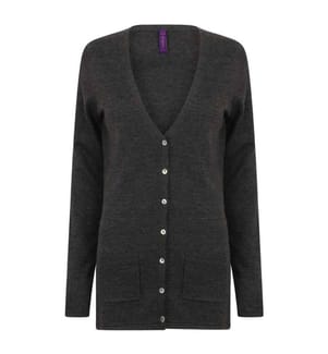 Henbury - Strickjacke V-Ausschnitt für Damen