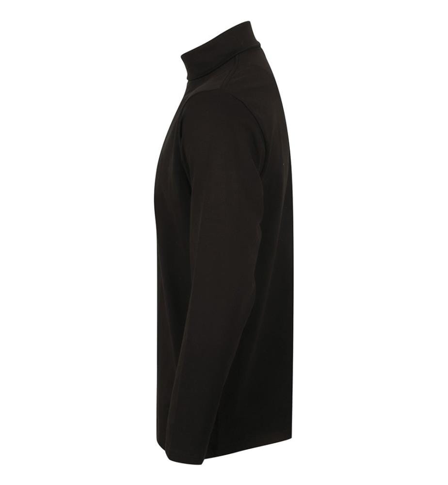 Henbury Herren Rollkragen-Sweatshirt, langärmlig, hoher Baumwollanteil