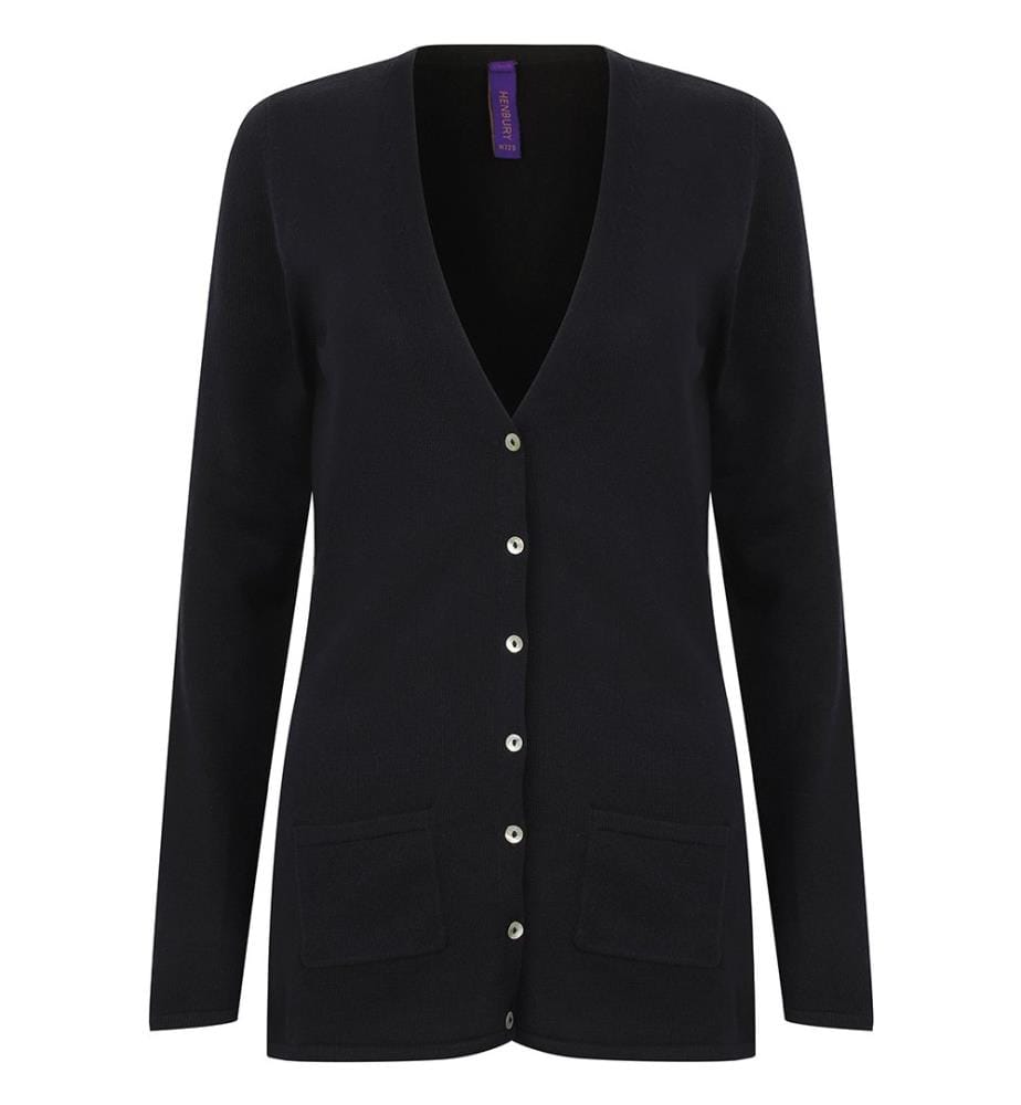 Henbury Damen Strickjacke mit V-Ausschnitt