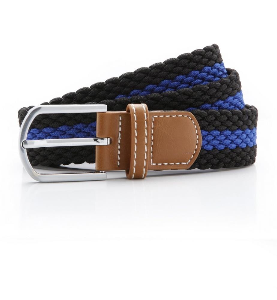 Asquith & Fox Herren 2 Farben Streifen Stretch Gürtel