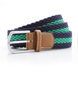 Asquith & Fox Herren 2 Farben Streifen Stretch Gürtel