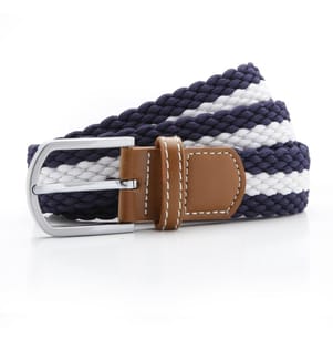 Asquith & Fox Herren 2 Farben Streifen Stretch Gürtel