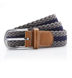 Asquith & Fox Herren 2 Farben Streifen Stretch Gürtel