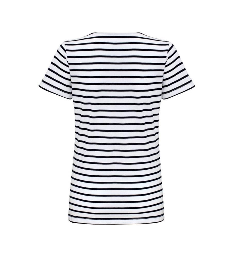 Asquith & Fox Damen T-Shirt Mariniere, kurzärmlig