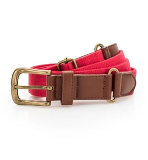 Asquith & Fox Kunstleder und Canvas Gürtel