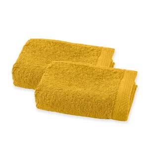 2er-Set Gästetücher aus Baumwolle 600 g/m² - 30 x 50 cm
