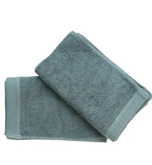 Doppelpack Gästetücher aus Baumwolle 600 g/m², - 30 x 50 cm