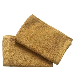 Doppelpack Gästetücher aus Baumwolle 600 g/m², - 30 x 50 cm