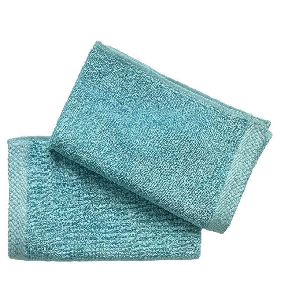 Set of 2 Cotton Guest Linens 600 g/m², - 30 x 50 cm