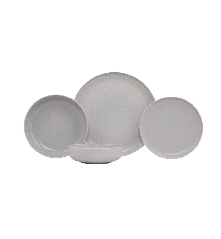 Geschirrset (16-teilig) – Grau