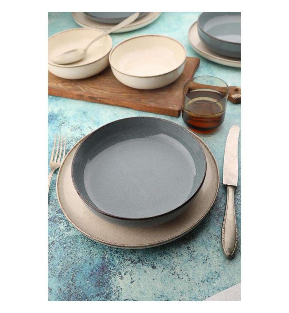 Service de table (16 pièces) - Bleu crème