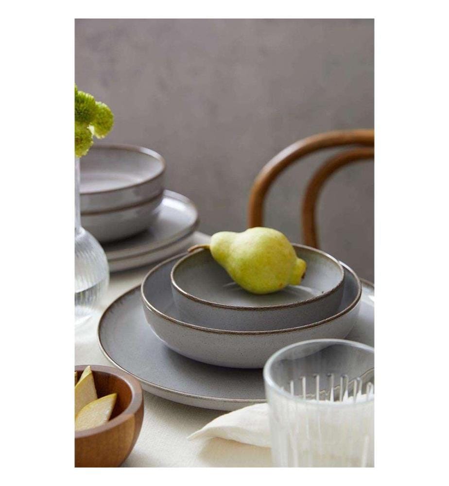 Geschirrset (18-teilig) – Grau