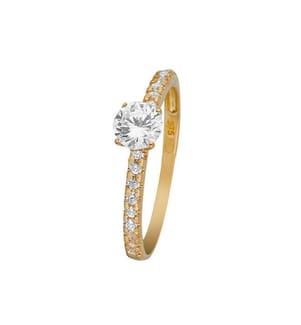 Bague en Or Destinée - Doré et Blanc