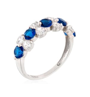 Bague Océan - Or Blanc 375/1000