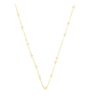 Chaine boules en - Or Jaune 50 cm