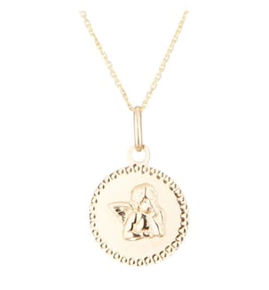 Pendentif en Or Ange Doré - Doré