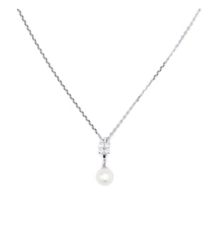 Pendentif "Gift" - Or Blanc