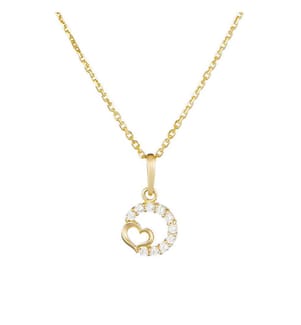 Pendentif Nina - Or Jaune 375/1000 et Zirconium