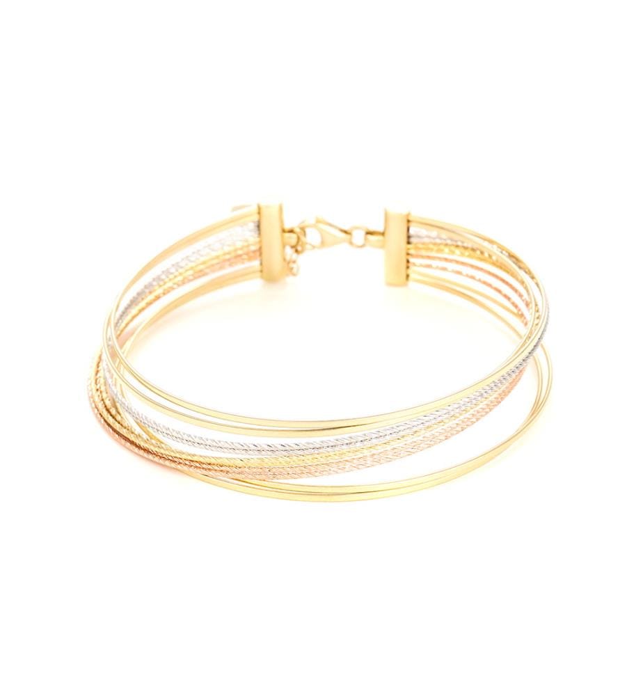 Armband Fabiola - Tricolor Gold 375/1000