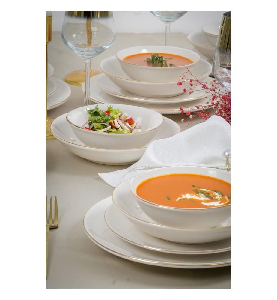 Tischservice (24-teilig) – Weissgold
