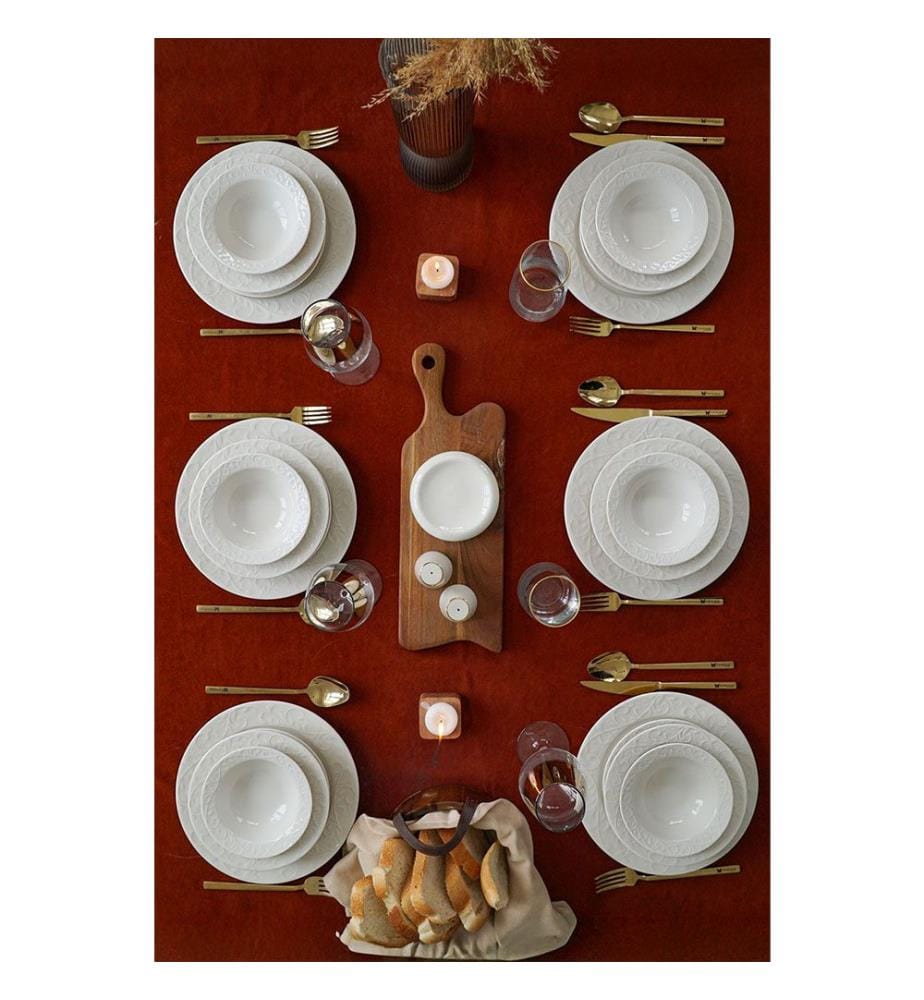 Breakfast Set (24 pieces) - White