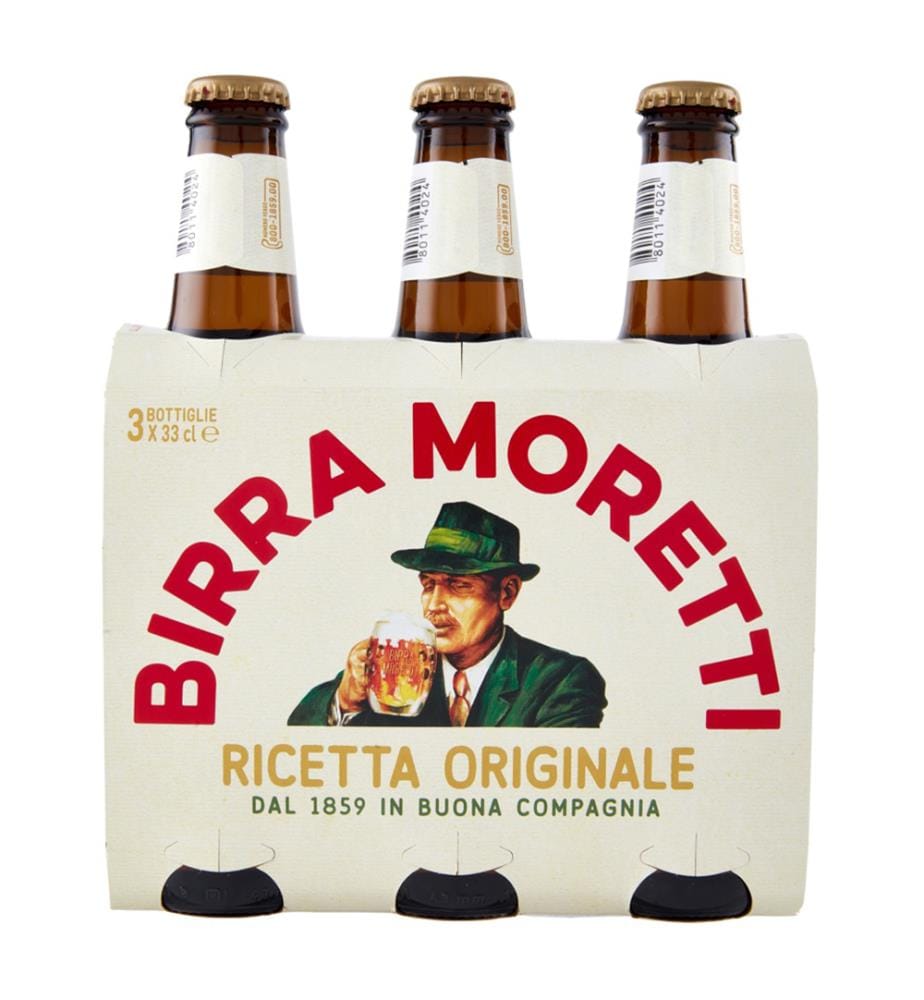 Moretti Beer 4.7% ABV, 8 x 3-pack of bottles – 330ml