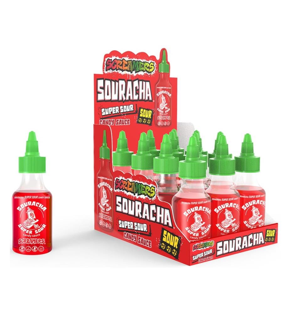12x ZED Screamers Souracha Red Candy Sauce - 90ml