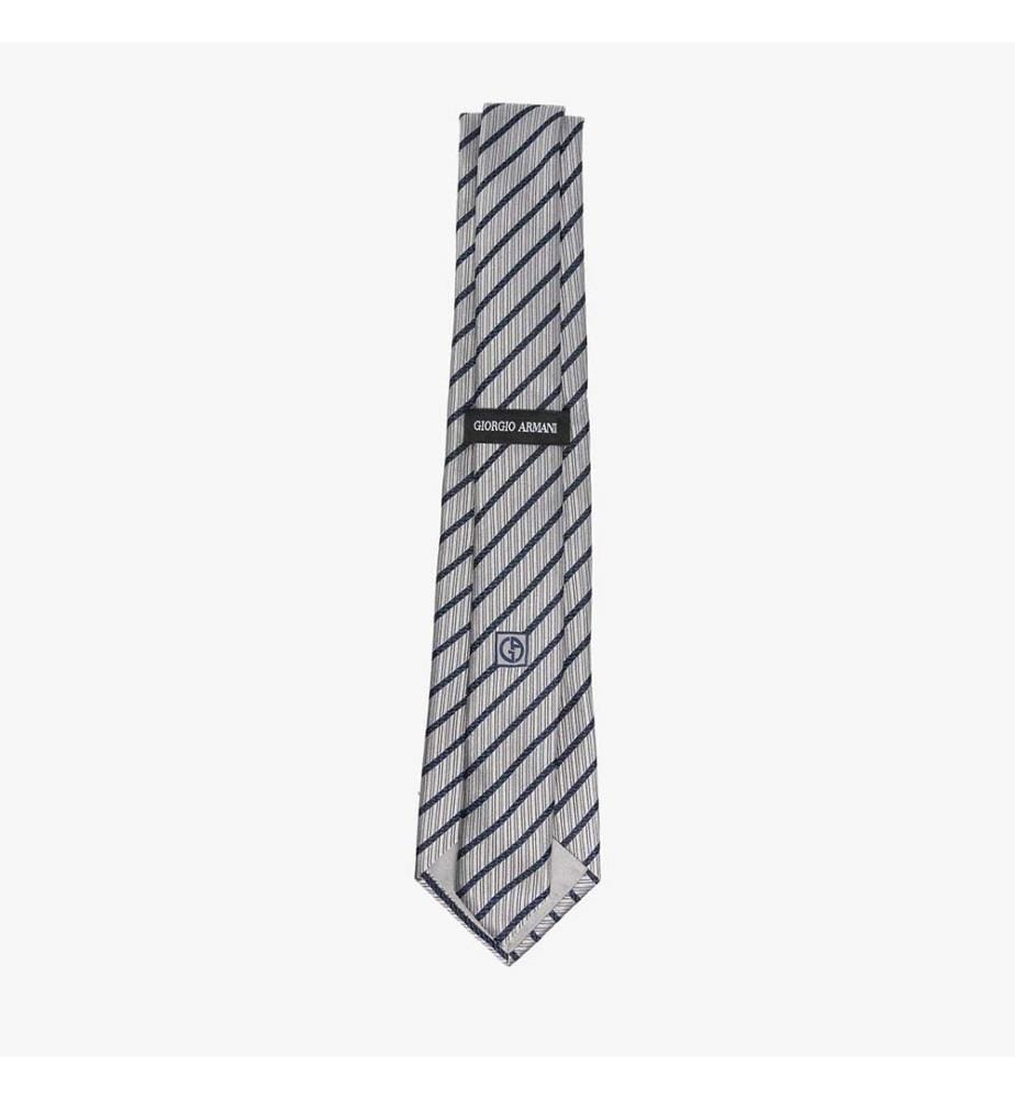 Striped Tie - Gray