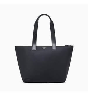 ASV Medium Shopper Tasche aus recyceltem Nylon - Schwarz