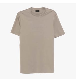 T-Shirt mit Rundhalsausschnitt – Grau