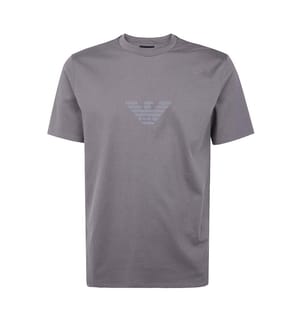T-Shirt mit Rundhalsausschnitt – Grau