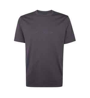 T-Shirt mit Rundhalsausschnitt – Grau