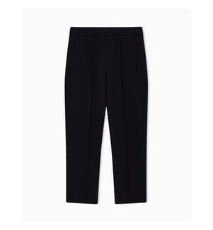 Double-Jersey-Hose mit Micro Eagle-Logo-Band - Schwarz
