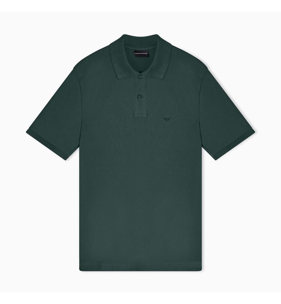 Slim-Fit Piqué Polo Shirt - Green