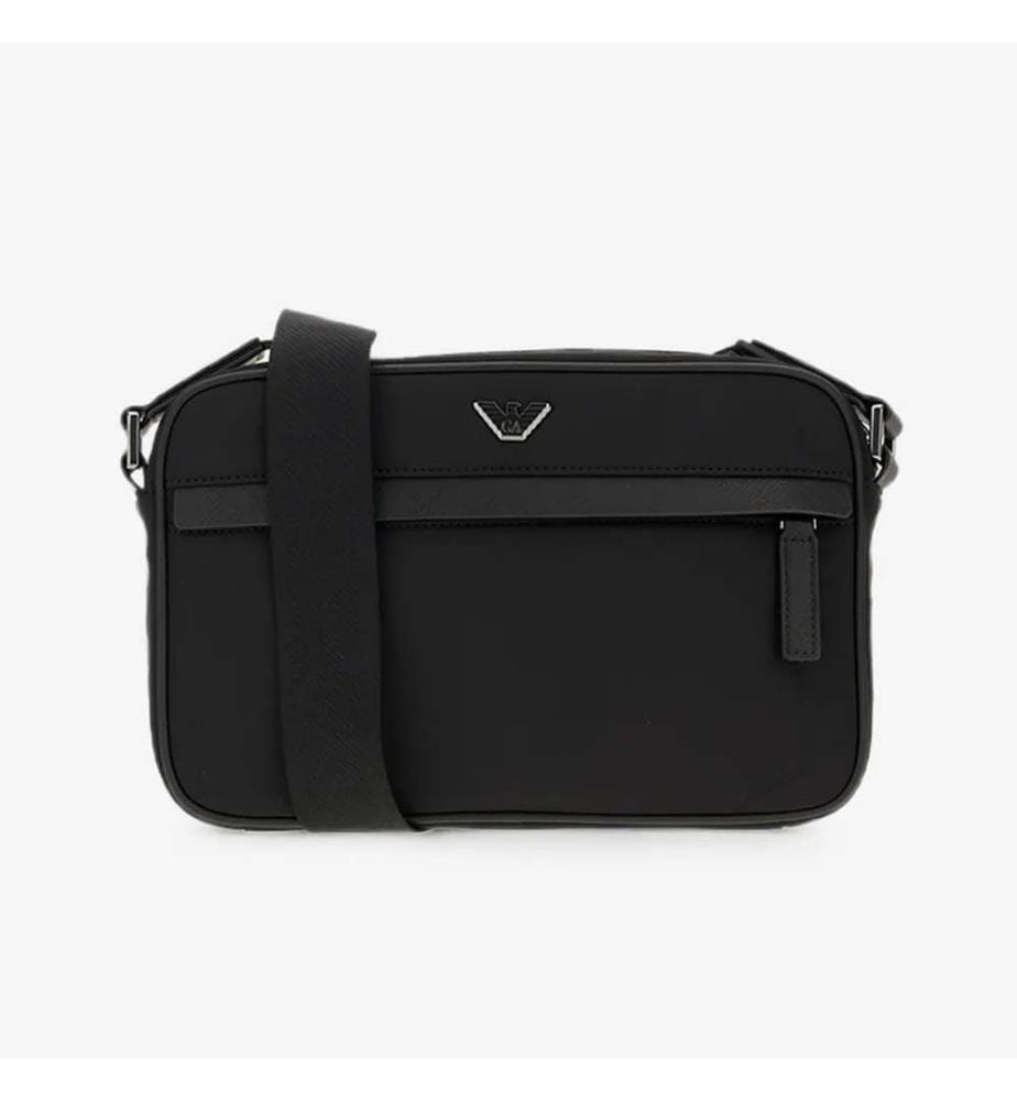 Borsa a tracolla Logo-Plaque - Nero