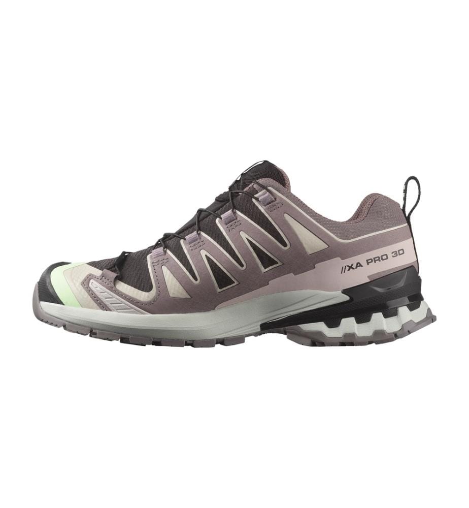 XA PRO 3D V9 GTX Trailrunning-Schuhe - Schwarz & Patina Green & Gray Violet
