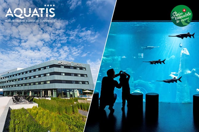 4-Sterne-Hotel Aquatis in Lausanne und AQUATIS Aquarium-Vivarium