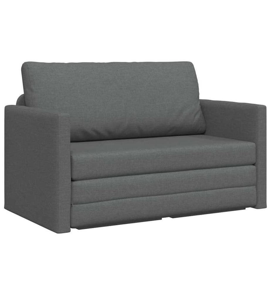 Schlafsofa Dunkelgrau 124 x 71 x 78 cm Stoff