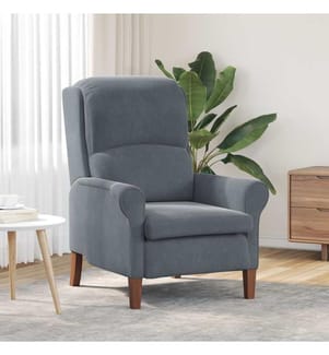 fauteuil Gris foncé Velours