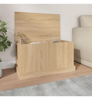 Coffre de rangement Chêne Sonoma 70 x 40 x 38 cm Bois d'ingénierie