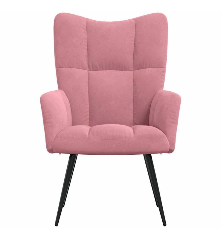 Relaxsessel Rosa Samt