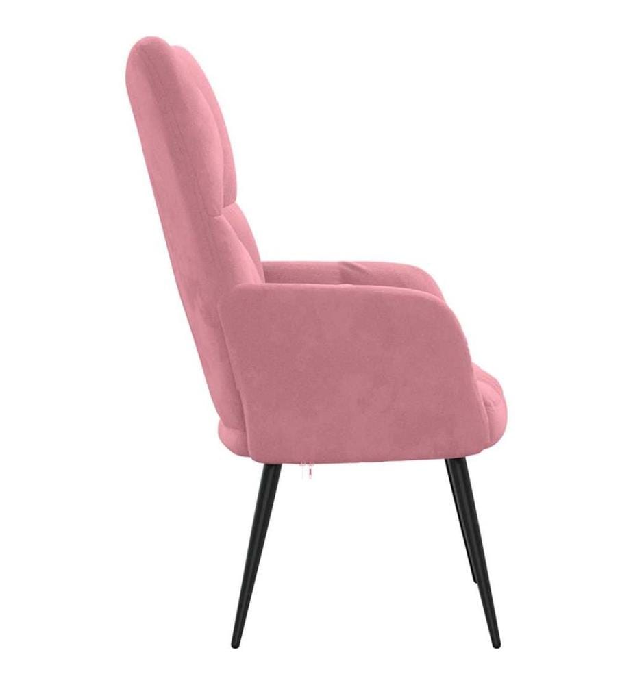Relaxsessel Rosa Samt