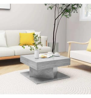 Couchtisch Betongrau 57x57x30 cm Holzwerkstoff