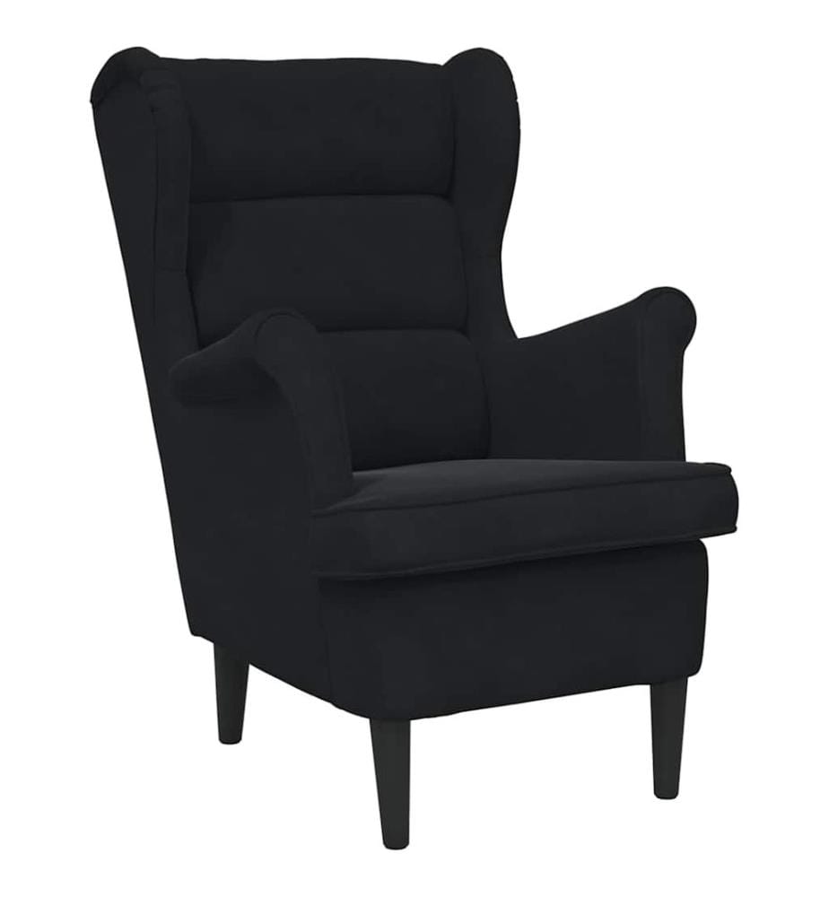 Sessel Schwarz Samt