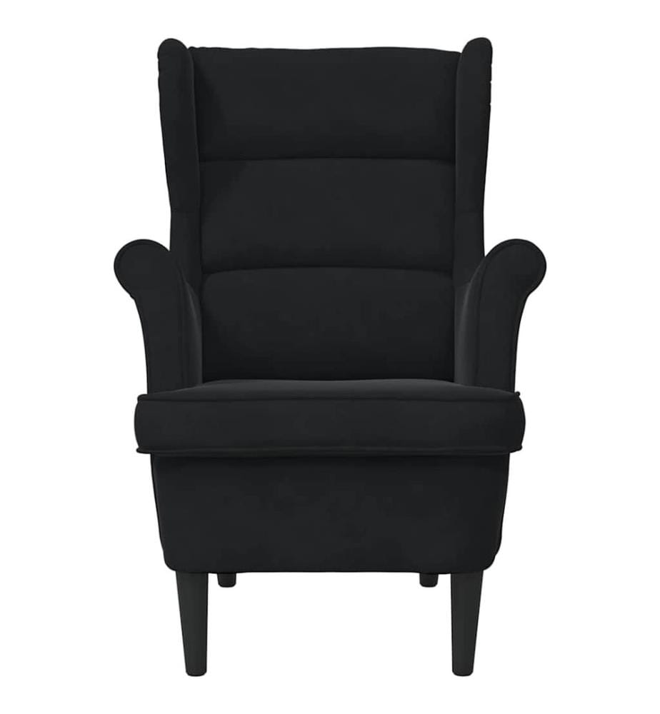 Sessel Schwarz Samt